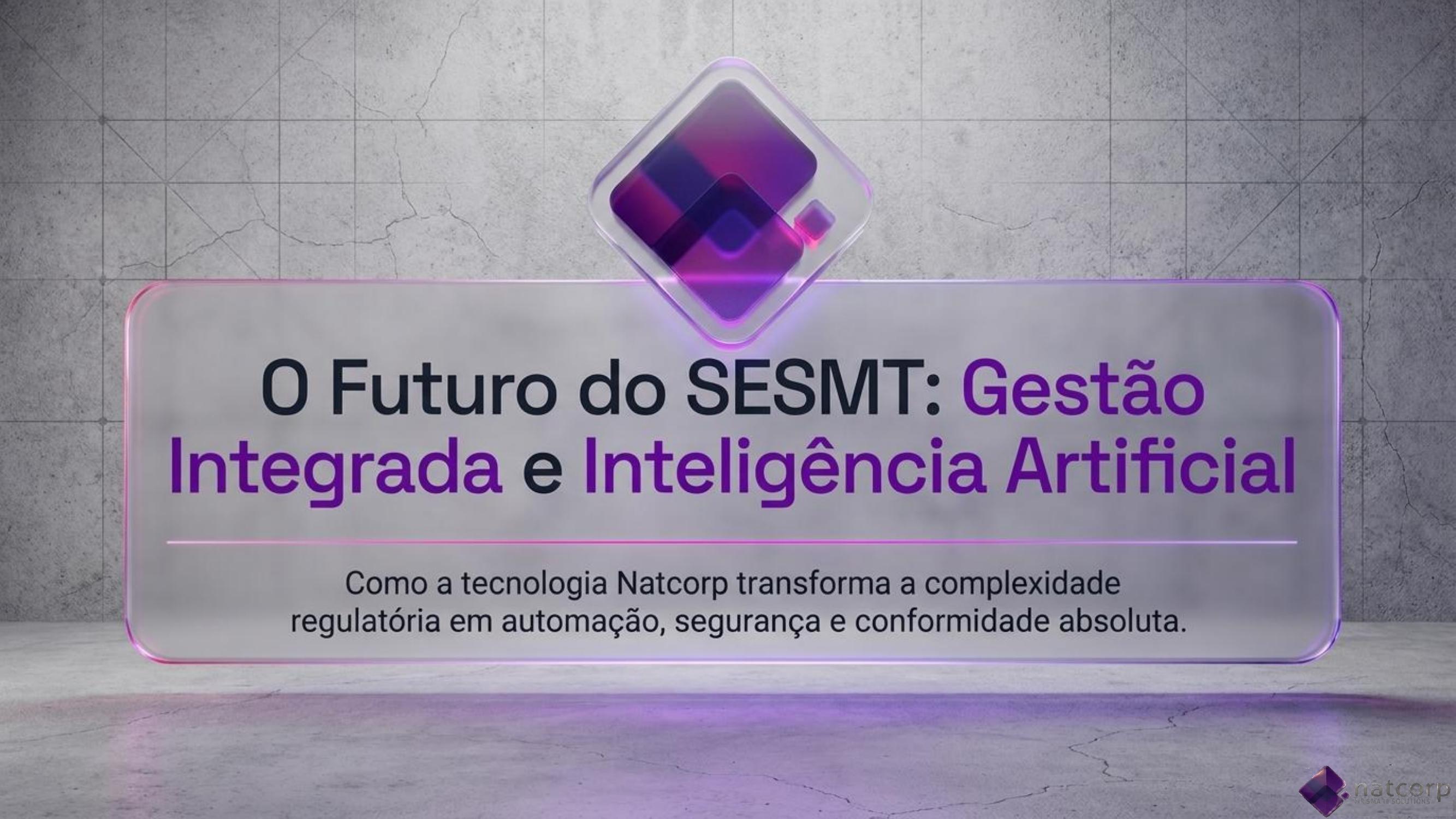 Capa da apresentação Gestão do SESMT