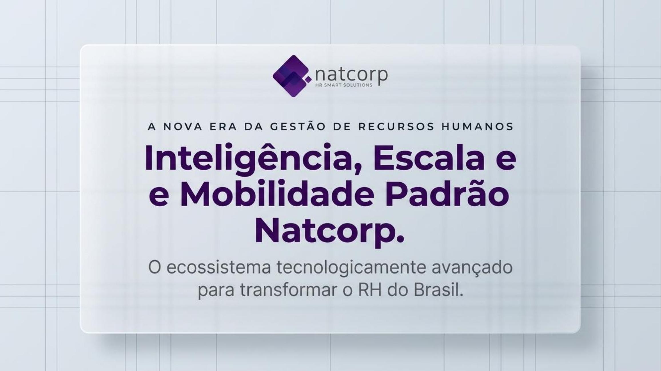 Capa da apresentação Tecnologia Natcorp